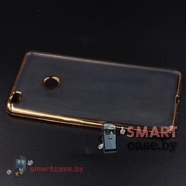 Силиконовый чехол для Xiaomi Mi Max (с золотой полосой)