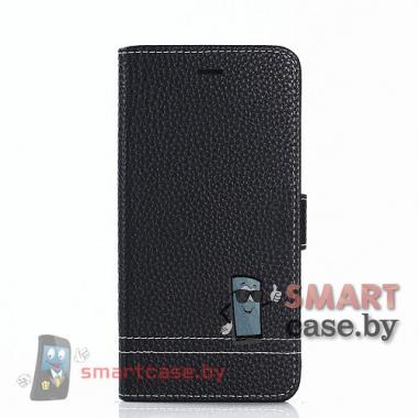 Чехол-книжка для Xiaomi Mi Max 2 PU-кожа Pattern Wallet (черный)
