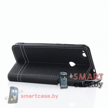 Чехол-книжка для Xiaomi Mi Max 2 PU-кожа Pattern Wallet (черный)