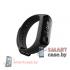 Ремешок для фитнес - браслета Mi Band 3/4 силиконовый (черный) 