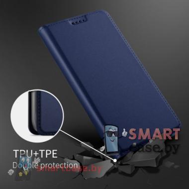Антимаркий чехол - книга с карманом для Xiaomi Mi Max 3 PU-кожа (Синий)