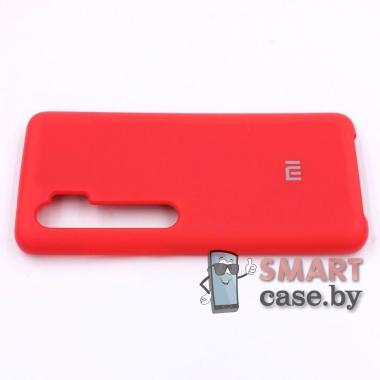 Силиконовый чехол Silicone Cover для Xiaomi Mi Note 10 (Красный)