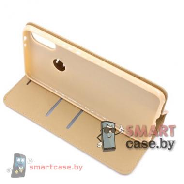 Чехол-книжка для Xiaomi Redmi Note 6/6 Pro PU-кожа (Золотой)