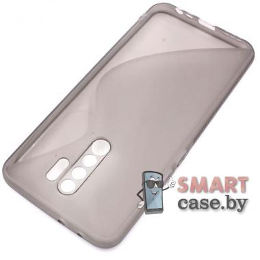Силиконовый чехол S-Line для Xiaomi Redmi Note 8 Pro (Серый)