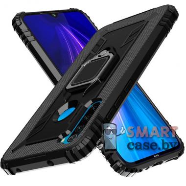 Силиконовый противоударный чехол Dropproof для Xiaomi Redmi Note 8 (Чёрный)