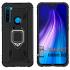 Силиконовый противоударный чехол Dropproof для Xiaomi Redmi Note 8 (Чёрный)