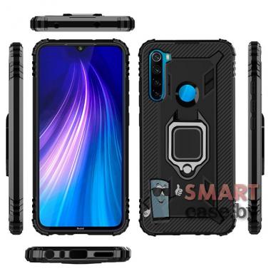 Силиконовый противоударный чехол Dropproof для Xiaomi Redmi Note 8 (Чёрный)