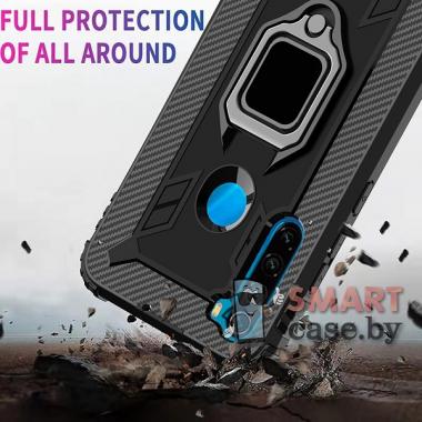 Силиконовый противоударный чехол Dropproof для Xiaomi Redmi Note 8 (Чёрный)
