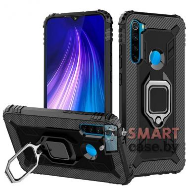 Силиконовый противоударный чехол Dropproof для Xiaomi Redmi Note 8 (Чёрный)