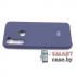 Силиконовый чехол Silicone Cover для Xiaomi Redmi Note 8T (Тёмно-синий)