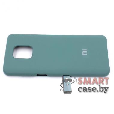 Силиконовый чехол Silicone Cover для Xiaomi Redmi Note 9 Pro (Зелёный)