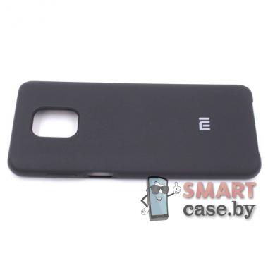 Силиконовый чехол Silicone Cover для Xiaomi Redmi Note 9 Pro (Чёрный)