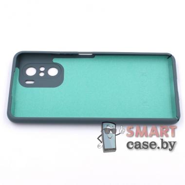 Силиконовый чехол Soft Silicone Cover для Xiaomi Poco F3 (Хвойный лес)