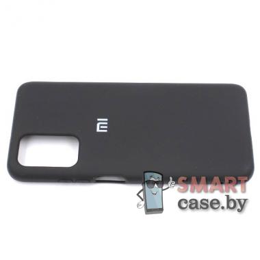 Силиконовый чехол Silicone Cover для Xiaomi Poco M3 (Чёрный)