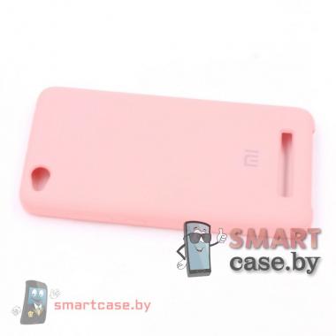 Силиконовый чехол для Xiaomi Redmi 4A Silicone Cover (розовый)