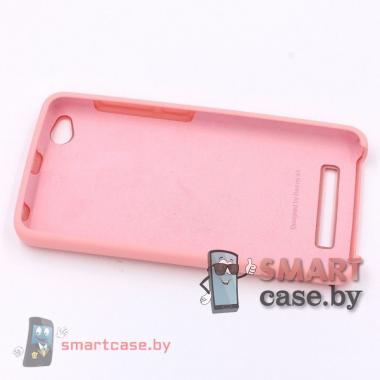 Силиконовый чехол для Xiaomi Redmi 4A Silicone Cover (розовый)