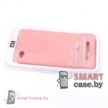 Силиконовый чехол для Xiaomi Redmi 4A Silicone Cover (розовый)