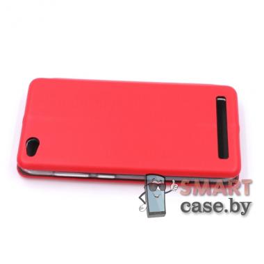 Чехол-книжка для Xiaomi Redmi 4A PU-кожа (Красный)