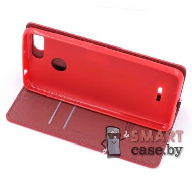 Чехол-книжка Mobi для Xiaomi Redmi 4A PU-кожа (Бордовый)