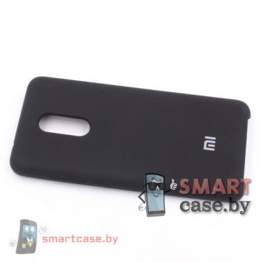 Силиконовый чехол Silicone Cover для Xiaomi Redmi 5 (Чёрный)