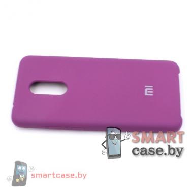 Силиконовый чехол Silicone Cover для Xiaomi Redmi 5 (Сиреневый)