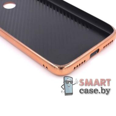 Стеклянный чехол для Xiaomi Redmi 7 (Розовый)