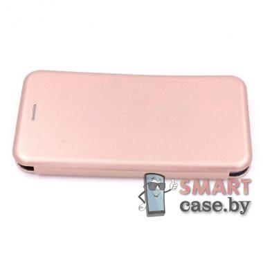 Чехол-книжка для Xiaomi Redmi 8 PU-кожа (Розовое золото)
