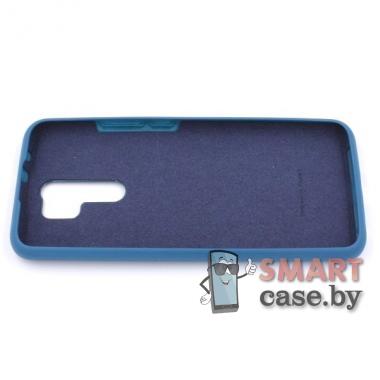 Силиконовый чехол Silicone Cover для Xiaomi Redmi 9 (Морская волна)