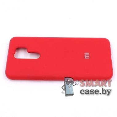 Силиконовый чехол Silicone Cover для Xiaomi Redmi 9 (Бордовый)
