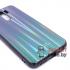 Чехол силикон+стекло Xiaomi Redmi 9 Glass Case (Зеленый градиент)
