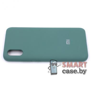 Силиконовый чехол Silicone Cover для Xiaomi Redmi 9A (Зелёный)