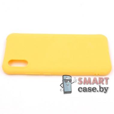 Силиконовый матовый чехол BMCase для Xiaomi Redmi 9A (Жёлтый)