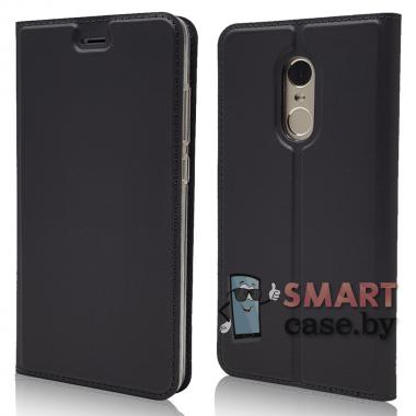 Антимаркий чехол - книга с карманом для Xiaomi Redmi Note 4/4X PU-кожа (Чёрный)