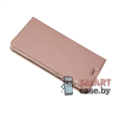 Антимаркий чехол - книга с карманом для Xiaomi Redmi Note 4/4X PU-кожа (Розовое золото)
