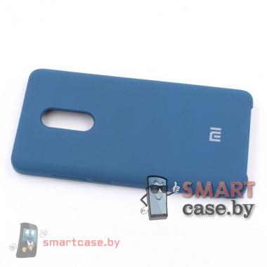 Силиконовый чехол Silicone Cover для Xiaomi Redmi Note 4/4X (Морская волна)