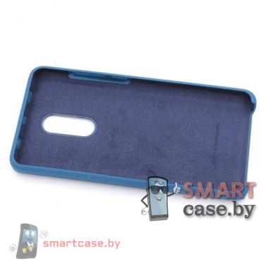 Силиконовый чехол Silicone Cover для Xiaomi Redmi Note 4/4X (Морская волна)