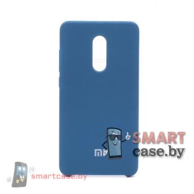 Силиконовый чехол Silicone Cover для Xiaomi Redmi Note 4/4X (Морская волна)