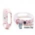 Ремешок для фитнес - браслета Mi Band 3/4 силиконовый (Бабочки)
