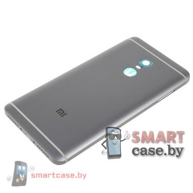 Задняя крышка (корпус) для Xiaomi Redmi Note 4 OEM (серая)
