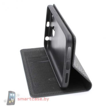 Чехол-книжка для Xiaomi Redmi 4X крокодил (чёрный)