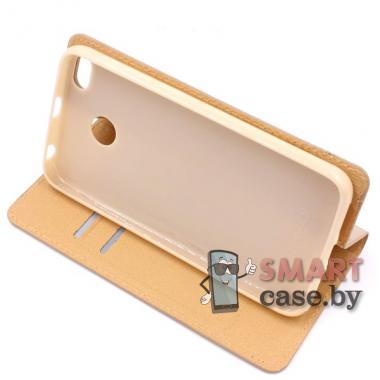 Чехол-книжка Mobi для Xiaomi Redmi 4X PU-кожа (золотой)