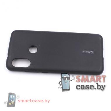 Силиконовый чехол Cherry+плёнка для Xiaomi Redmi 6 Pro (чёрный)