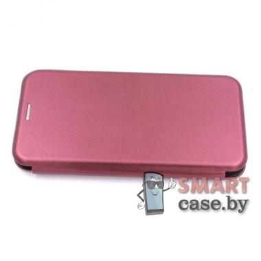 Чехол-книжка для Xiaomi Redmi 7A PU-кожа (Вино)