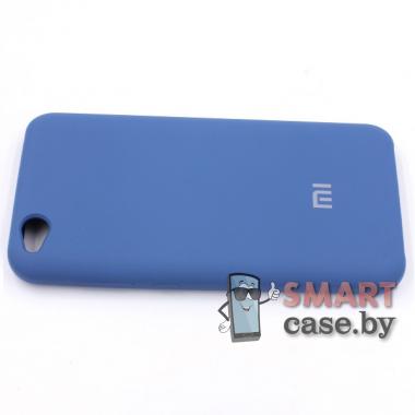 Силиконовый чехол Silicone Cover для Xiaomi Redmi Go (синий)