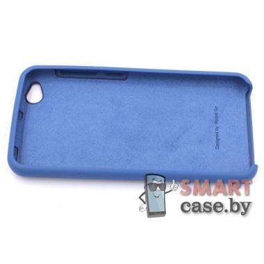 Силиконовый чехол Silicone Cover для Xiaomi Redmi Go (синий)