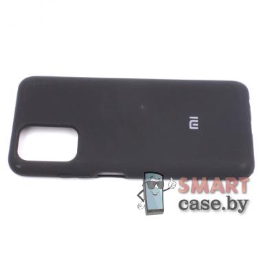 Силиконовый чехол Silicone Cover для Xiaomi Redmi Note 10 (Чёрный)