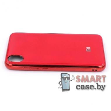 Силиконовый чехол Glass Case для Xiaomi Redmi 7A (красный)