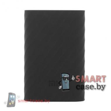 Силиконовый чехол для внешнего аккумулятора Xiaomi Mi Power Bank 10000 мAч (черный)