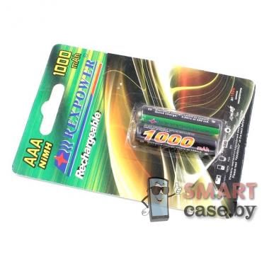Аккумуляторная батарейка Rexpower 1000 mAh, 1.2V, AAA - (2 шт)