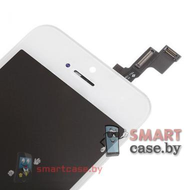 Дисплейный модуль для iPhone 5S/SE (тачскрин + дисплей + рамка) Tianma 300 cd/m2 (белый)